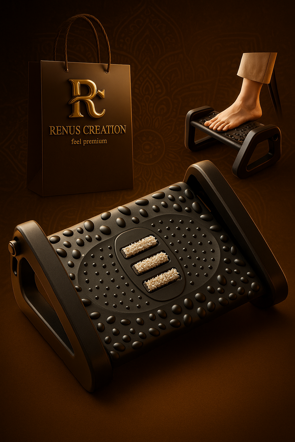 Fix Footrest Massage Stool