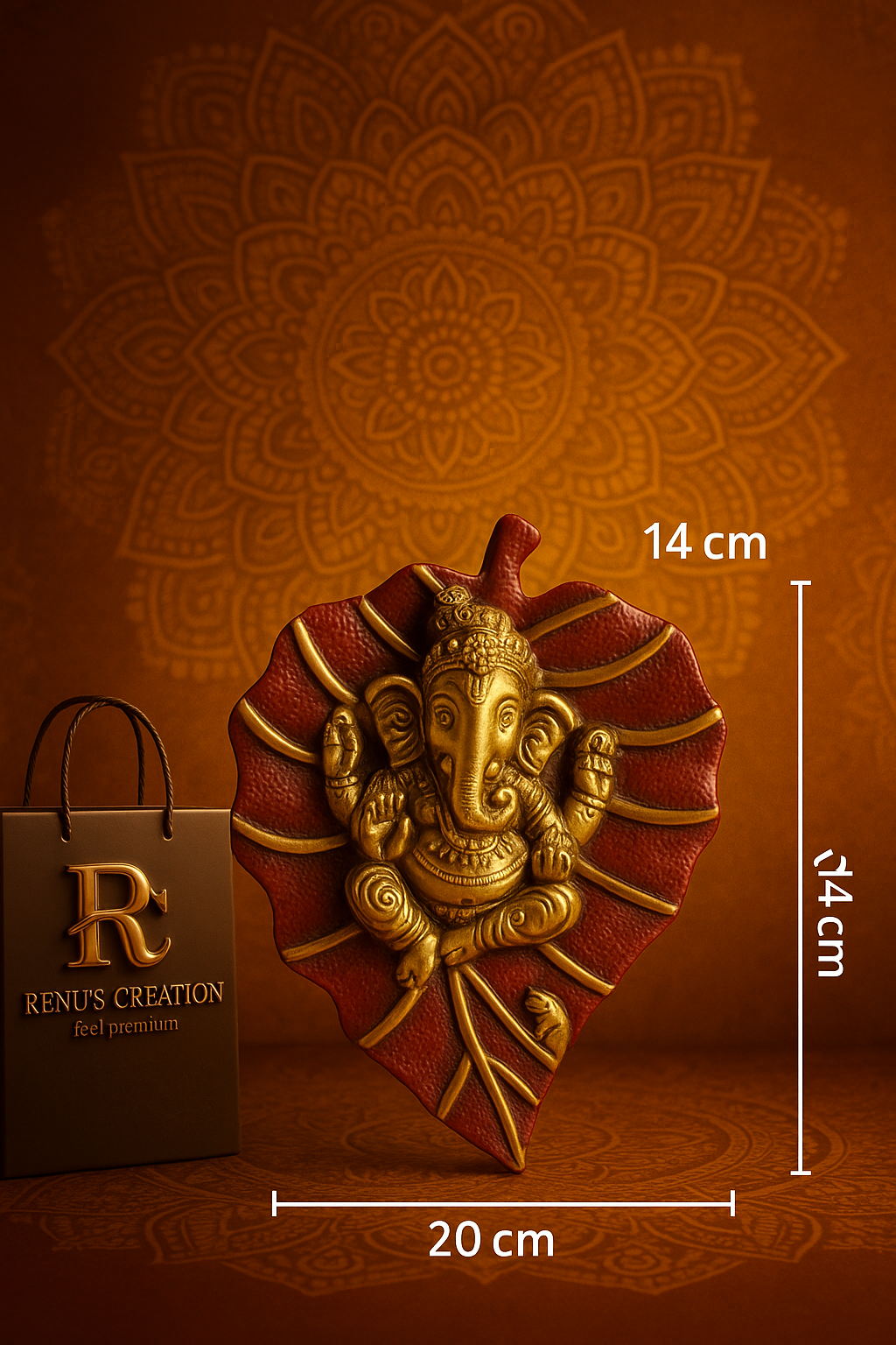 Designer Patta Ganesha Wall Hanging