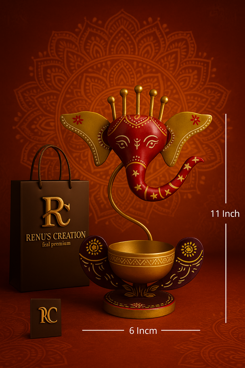 Navaratri Tealight Spiritual Lamp