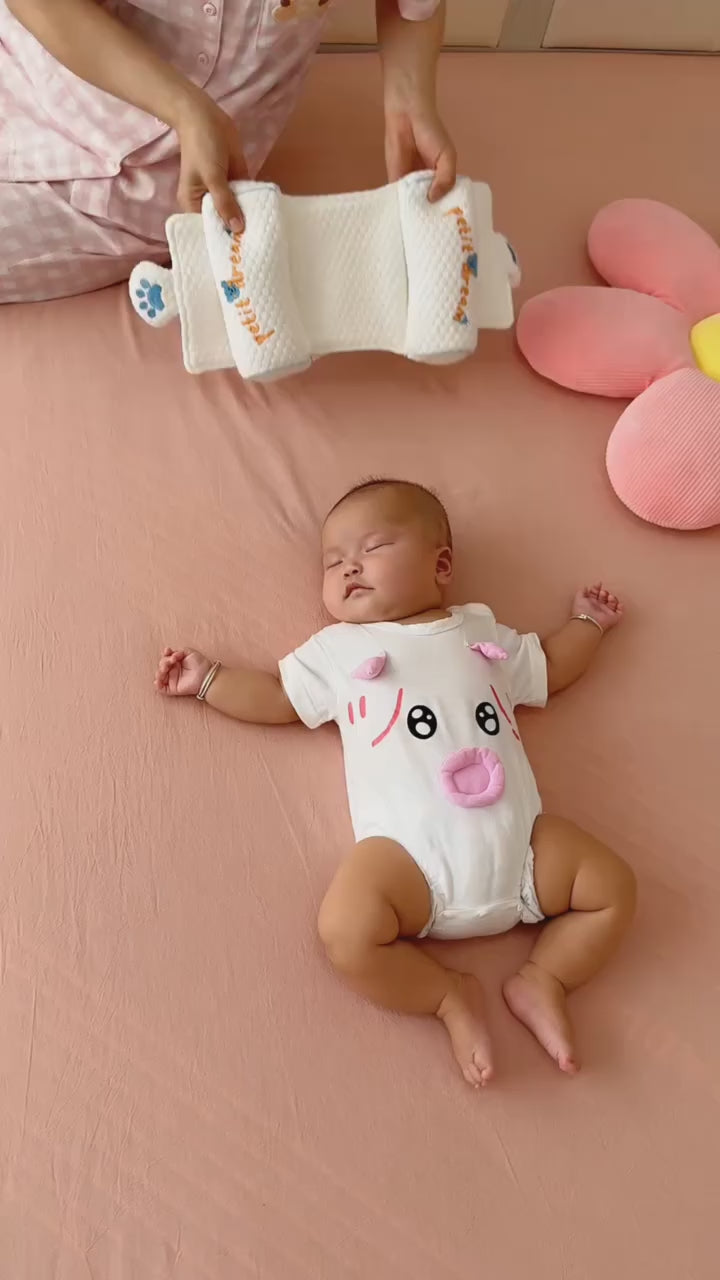 Baby Shaping Head Support Pillow - Assorted Colour
